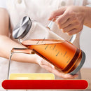 GobekUsa Glass Condiment Bottle Set for Kitchen Seasonings and BBQ, 3-Piece