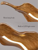 GobekUsa Leaf Pendant Lights: Dimmable RC Hanging Lamp for Indoor Decor Lighting