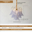 GobekUsa Crystal Chandelier: French Light Luxury Retro Color Living Room Villa Dining Room Lamps