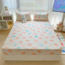 GobekUsa Latex Cooling Mattress Cover & Pillowcase Set - Summer Cool Down Bed Pad