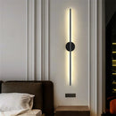 GobekUsa Linear Tube LED Wall Lamp, Modern Minimalist Up Down Sconce for Bathroom, Bedside & Mirror