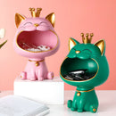 GobekUsa Lucky Cat Sculpture: Modern Table Decoration & Storage Box Ornament