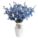 GobekUsa Artificial Orchid Magnolia Bouquet for Wedding Home Decor and Easter, Living Room Fake Flower