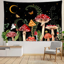 GobekUsa Butterfly Mushroom Tapestry Wall Hanging - Psychedelic Bohemian Home Decor