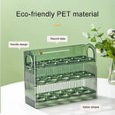 GobekUsa 30-Grid Egg Holder Dispenser for Refrigerator: Large Capacity Auto-Flip Container