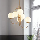 GobekUsa Glass Ball Led Pendant Chandelier for Home Decor & Kitchen Lighting