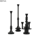 GobekUsa Frosted Metal Candle Holder for Romantic Dining Table Decor