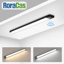 GobekUsa LED Cabinet Light Bar Motion Sensor Magnet Lamp Wardrobe Kitchen