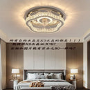 GobekUsa Crystal LED Ceiling Fan Remote Control Modern Bedroom Light Fixtures