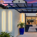 GobekUsa LED Waterproof Garden Wall Lamp, White Strip, Outdoor IP65 Lighting