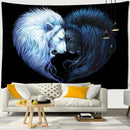 GobekUsa Boho Wildlife Tapestry Wall Hanging Psychedelic Home Decor