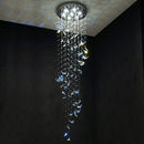 GobekUsa Butterfly Crystal Chandelier for High Ceilings & Staircases