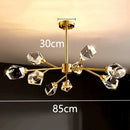 GobekUsa LED Indoor Chandelier Lighting for Living Room, Bedroom, and Dining Room