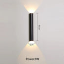 GobekUsa LED Wall Lamp: Lone Line Up and Down Light for TV Background or Bedroom