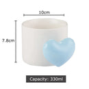 GobekUsa Love Heart Ceramic Mugs 330ml Dining Coffee Tea Cup Juice Container