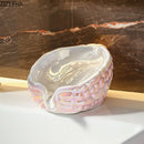 GobekUsa Bitter Gourd Ceramic Soap Dish - Bathroom Accessories Drainage Rack & Storage Container