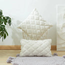 GobekUsa Geometric Diamond Pattern Plush Cushion Cover for Stylish Home Decor