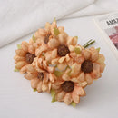 GobekUsa Daisy Sunflower Bouquet for Wedding DIY Craft Decoration
