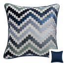 GobekUsa Geometric Chenille Flocking Cushion Cover: Grey-Beige Home Decor Pillow Case