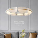 GobekUsa Circular Petal LED Chandelier for Home Decor - Nordic Luxury Lighting Fixtures