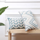 GobekUsa Diamond Tufted Blue Cushion Cover for Sofa Bed 45x45cm/30x50cm