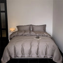 GobekUsa 1200TC Embroidered Egyptian Cotton Bedding Set - 4pcs King Queen Solid Sheets