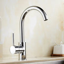 GobekUsa Brass Kitchen Faucet 360 Rotate Swivel Sink Mixer - Black, Single Hole