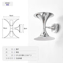 GobekUsa Art Deco Chrome Horn Wall Lights for Bedroom Living Room Indoor Lighting