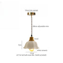 GobekUsa Ceramic LED Pendant Light for Kitchen Dining Living Room