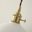 GobekUsa Ceramic Knob Switch LED Pendant Light, Nordic Modern Hang Lamp