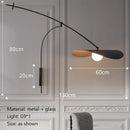 GobekUsa Adjustable Glass Shade LED Wall Lamp for Home Decor and Reading Light