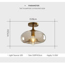 GobekUsa LED Glass Ceiling Light Chandeliers for Modern Living Spaces