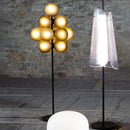 GobekUsa Bubble Glass LED Floor & Table Lamp Set for Modern Living Room & Bedroom