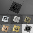 GobekUsa Brass Square Shower Floor Drain for Kitchen and Bathroom, Insect-proof and Odor-proof