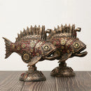 GobekUsa Blackfish Resin Steampunk Whale Figurine Classic Home Office Decor