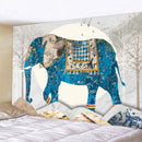 GobekUsa Elephant Tarot Psychedelic Tapestry for Home Decor and Yoga Room Zen Vibes