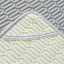 GobekUsa Cooling Latex Summer Mat Set with Rayon Quilted Sheet & Pillowcase