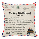 GobekUsa Love Mom Cushion Cover 45x45cm - Family Anniversary Gift - Nordic Design