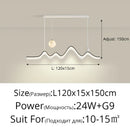 GobekUsa LED Chandelier: Modern Minimalist Pendant Light for Dining Room, Kitchen, Home Lighting