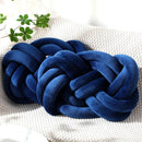 GobekUsa Blue Handmade Knot Throw Pillows for Couch - Soft Decorative Comfort Pillow