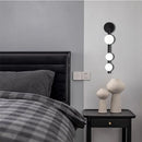 GobekUsa Glass Ball Wall Lights Living Room Coffee Shop Gold Black Pearl Mirror Light