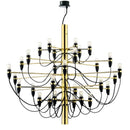 GobekUsa 2097 Gold Silver Chandelier 50 Heads Pendant Lights for Living Room decor