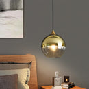 GobekUsa Industrial Glass Pendant Light for Dining Table, Kitchen, Bar, Office - E27