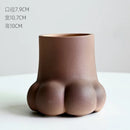 GobekUsa Cute Cartoon Cat Claw Ceramic Vase Home Decoration