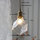 GobekUsa LED Glass Pendant Light Fixture for Study Restaurant Kitchen Stair Hanglampen