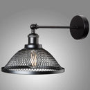 GobekUsa Iron Net Wall Lamp: Modern Metal Cage Bedroom Lighting