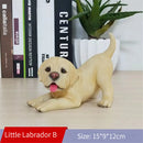 GobekUsa Dog Sculpture for Home Decor - Lifelike Resin Pup Figurine Craft