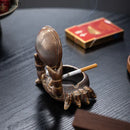GobekUsa Crab Ceramic Ashtray & Phone Holder: Stylish Desk Decor & Smoking Accessories Gift