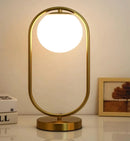 GobekUsa Glass Ball LED Table Lamp for Stylish Bedroom Decor