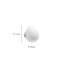 GobekUsa Glass Egg Wall Sconces Lamp Ceiling Light with E27 Led Bulb